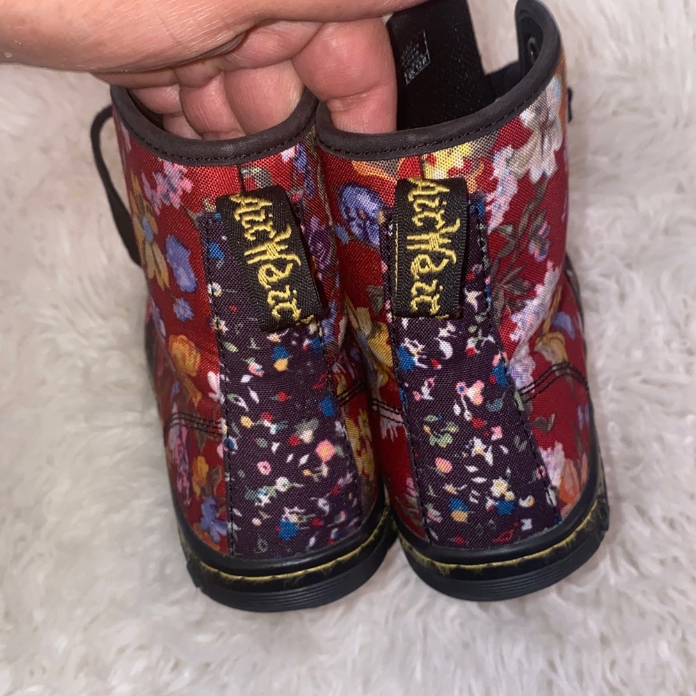 Dr Martens Shoreditch Floral Boots canvas - Picture 6 of 10